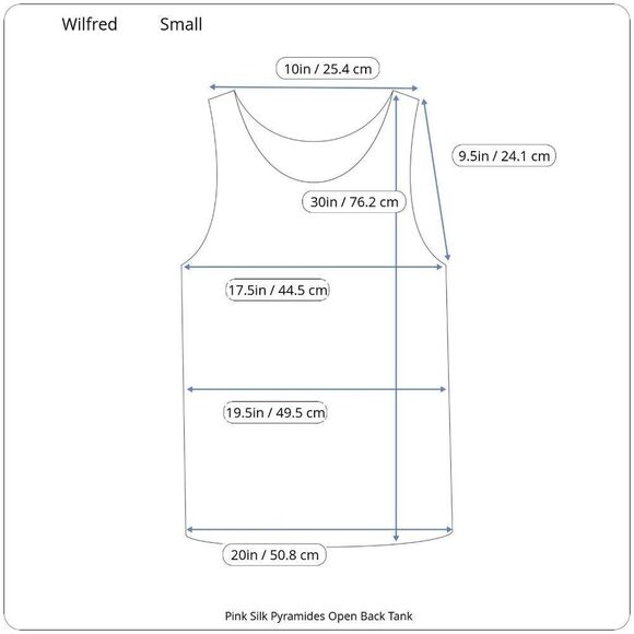 Aritzia Wilfred Pink Pyramides Silk Tank Blouse Small - Picture 16 of 16